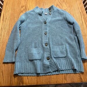 Carhartt Pale Blue / Teal Knit Sweater Cotton Blend XL 16/18